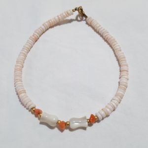Bracelet w Coral accents
